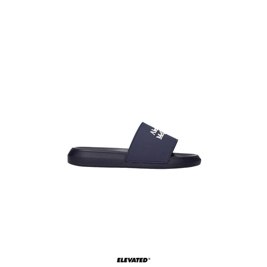 Alexander McQueen Navy/Black Slides